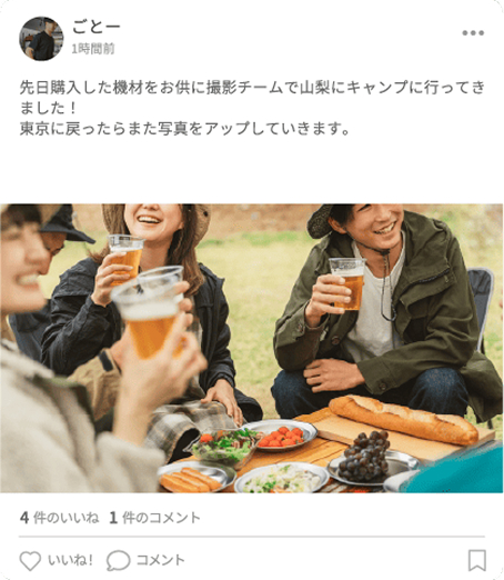 コミュニティ参加者の投稿