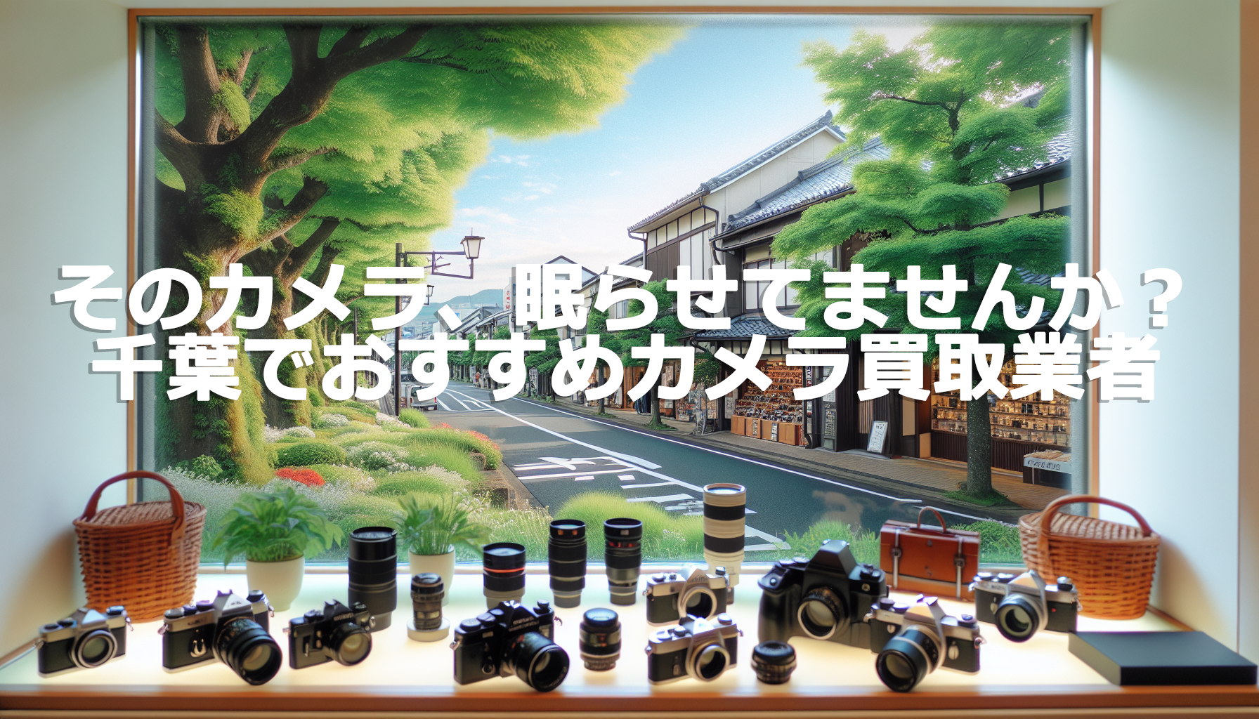 そのカメラ、眠らせてませんか？千葉でおすすめカメラ買取業者