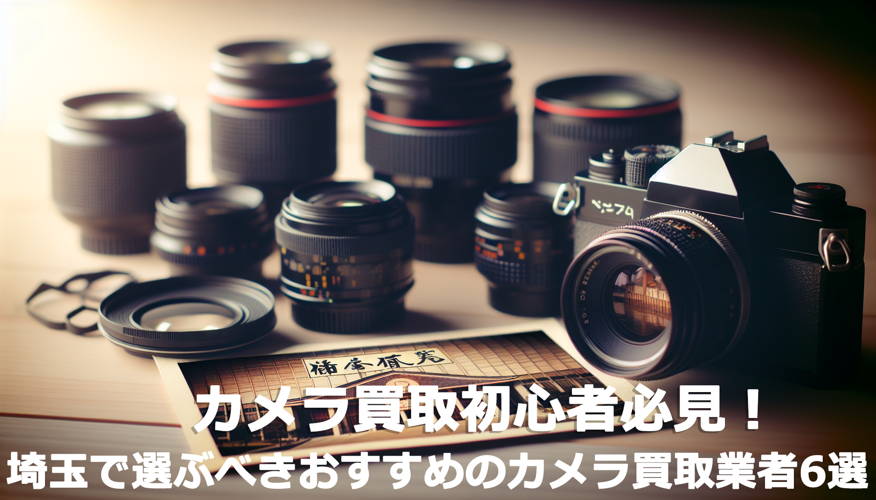 カメラ買取初心者必見！埼玉で選ぶべきおすすめのカメラ買取業者6選
