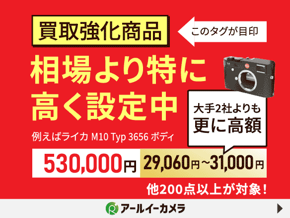 アールイーカメラ買取強化商品